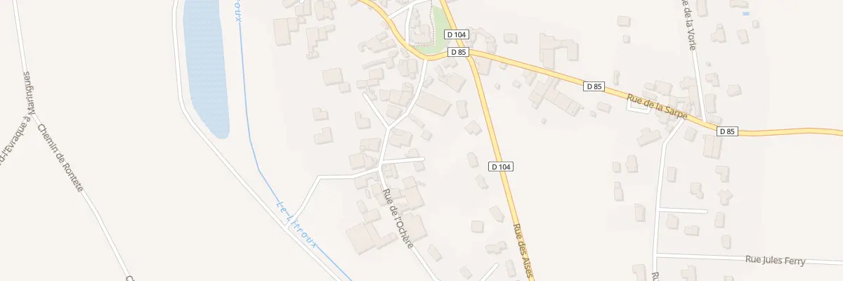 Plan du 7 Rue de l’Ochère à Lempty