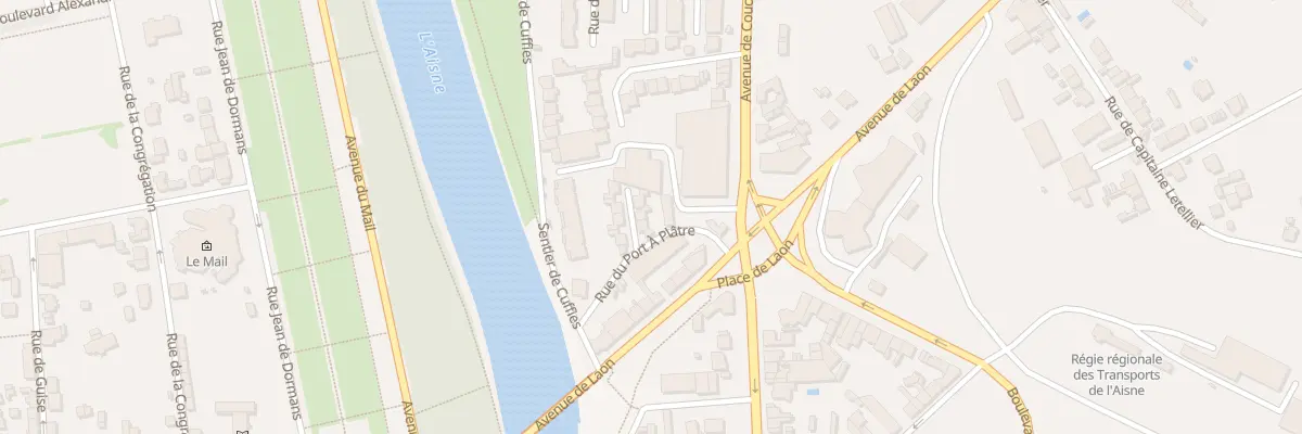Plan du 4 Rue des Bateliers à Soissons