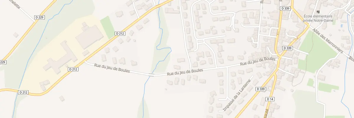 Plan du 20B Rue du Jeu de Boules à Billom