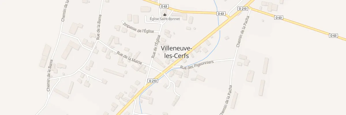 Plan du 21 Av de la Limagne à Villeneuve-les-Cerfs