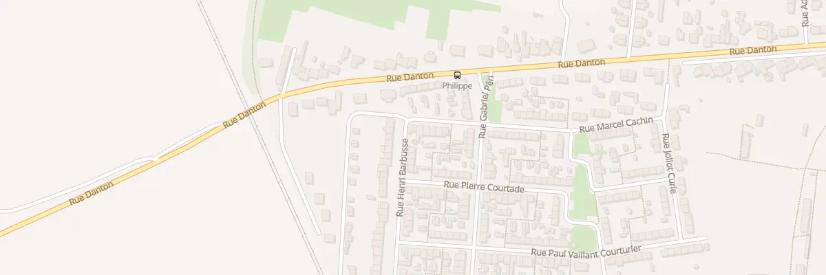 Plan du 1 Rue Marcel Cachin à Escaudain