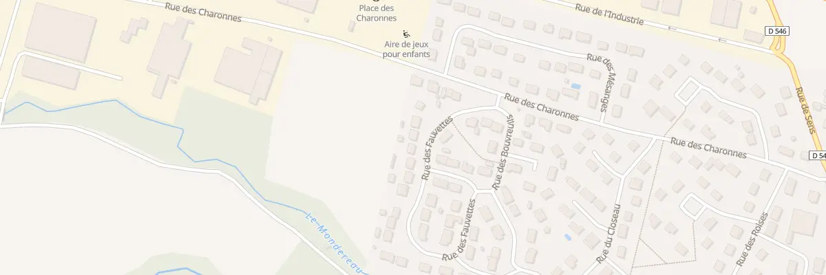 Plan du 8 Rue des Fauvettes à Malay-le-Grand