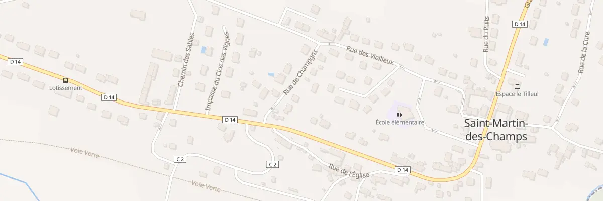 Plan du 3 Rue de Champgris à Saint-Martin-des-Champs