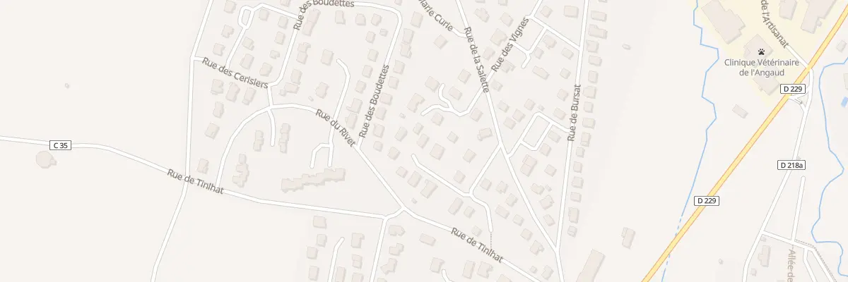 Plan du 4 Rue des Amandiers à Billom