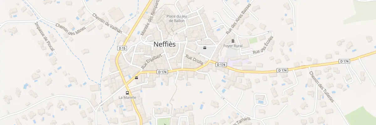 Plan du 5 Gr Grand Rue à Neffiès