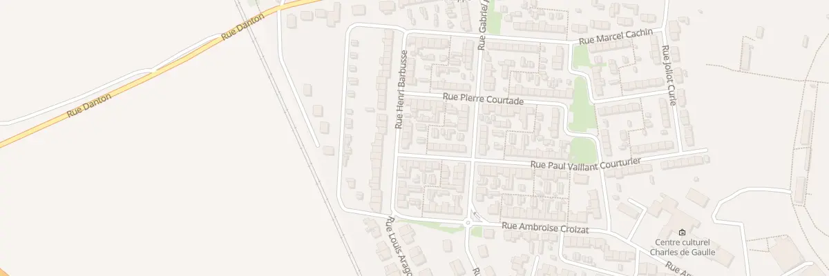 Plan du 14 Rue Henri Barbusse à Escaudain