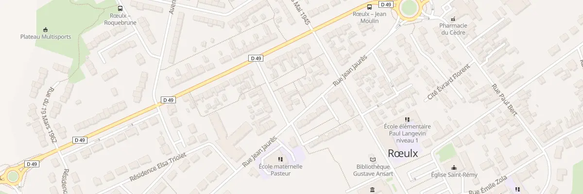 Plan du 6 Rue Léo Lagrange à Rœulx