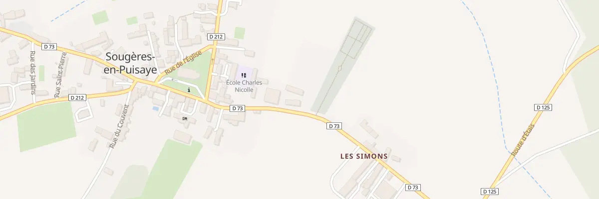 Plan du 29 Grande Rue de Sougères à Sougères-en-Puisaye