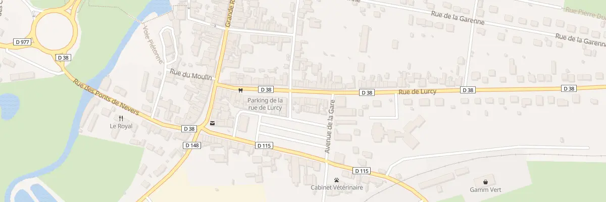 Plan du 34 Rue de Lurcy à Prémery