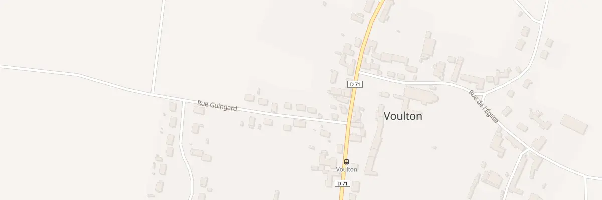 Plan du 6 Rue Guingard à Voulton
