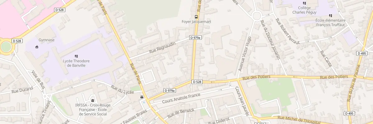 Plan du 7 Rue de Decize à Moulins