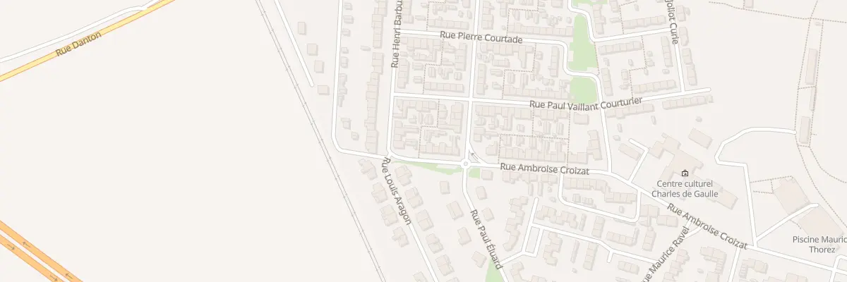 Plan du 2 Rue Ambroise Croizat à Escaudain