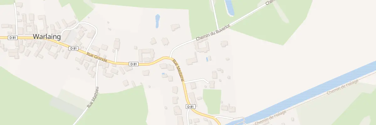 Plan du 6 Rue Medaine à Warlaing