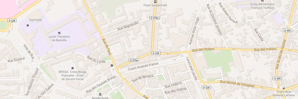 Plan du 1B Rue de Decize à Moulins