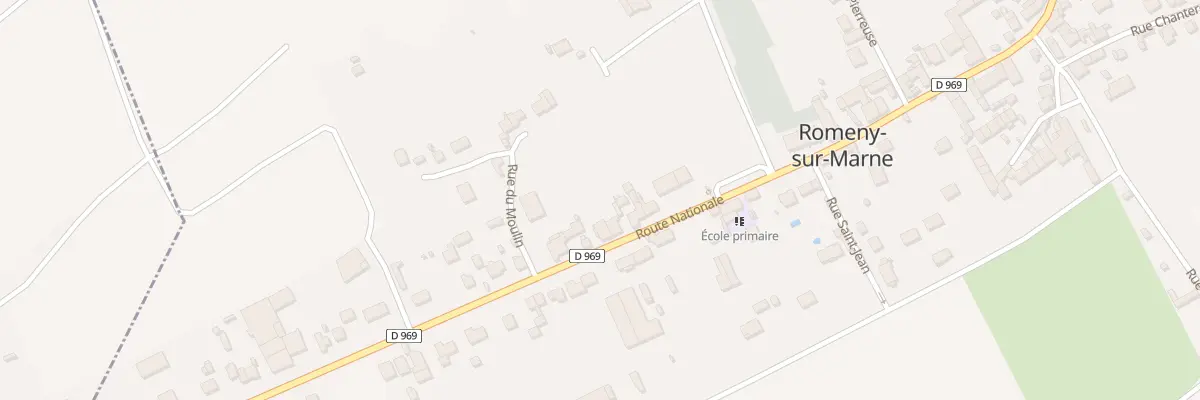 Plan du 54 Rte Nationale à Romeny-sur-Marne