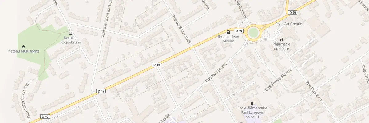 Plan du 19 Rue Raoul Briquet à Rœulx