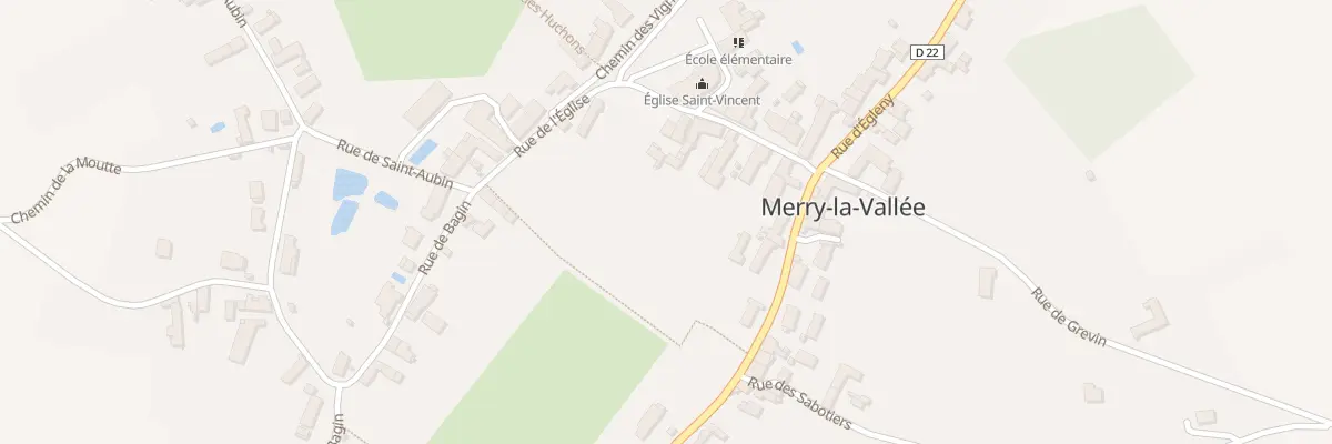 Plan du 7 Rue de l’Eglise à Merry-la-Vallée