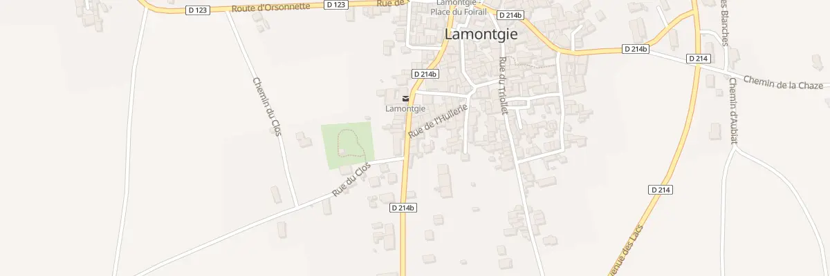 Plan du 9 Rue de la Combe à Lamontgie