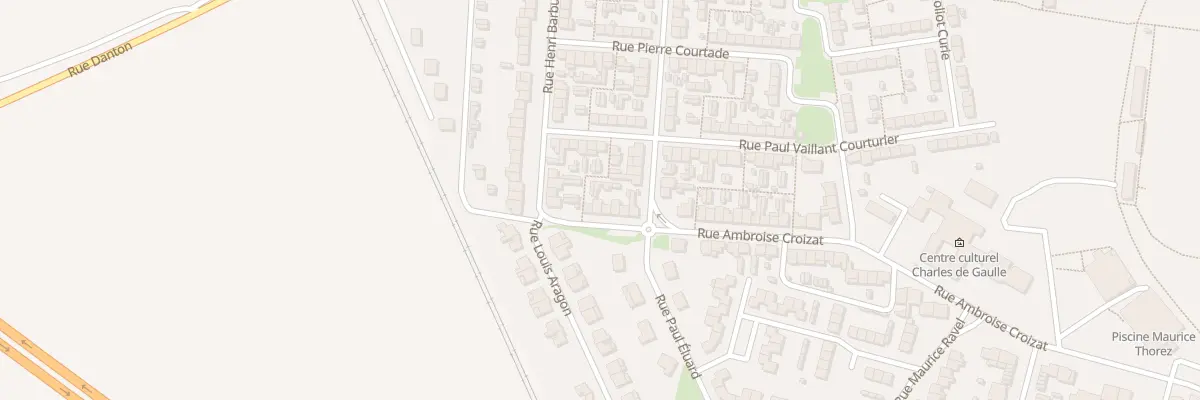 Plan du 4 Rue Ambroise Croizat à Escaudain