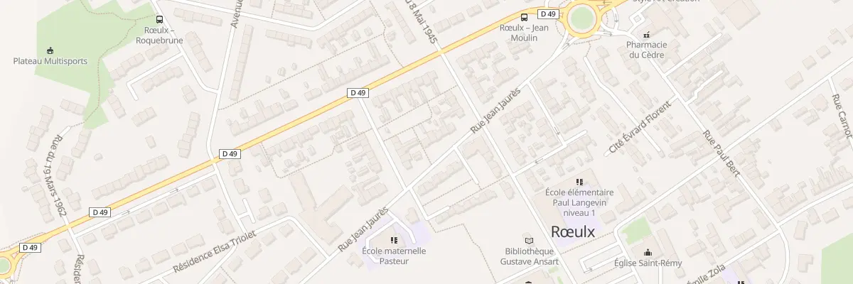 Plan du 160 Rue Jean Jaurès à Rœulx
