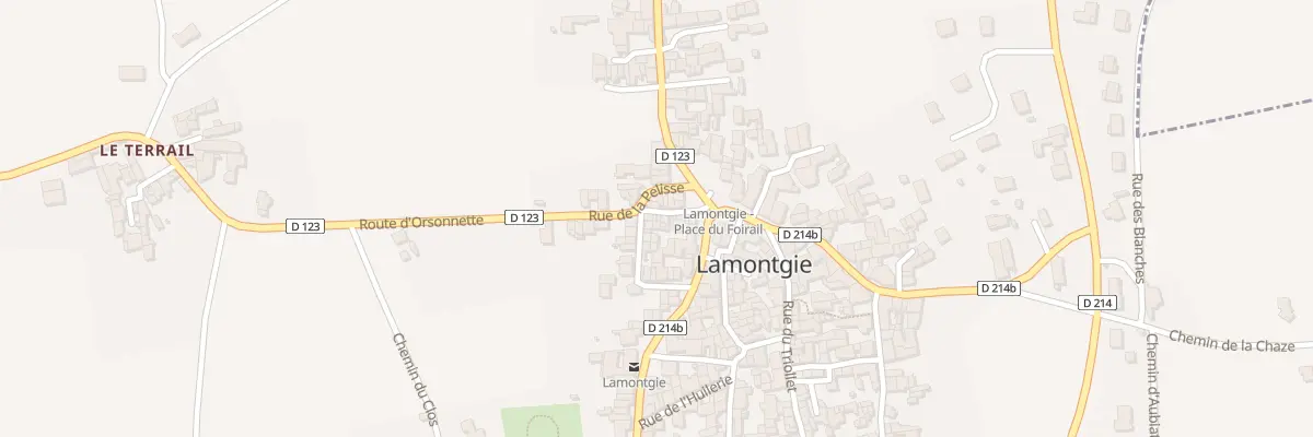 Plan du 18 Rue du Fort à Lamontgie