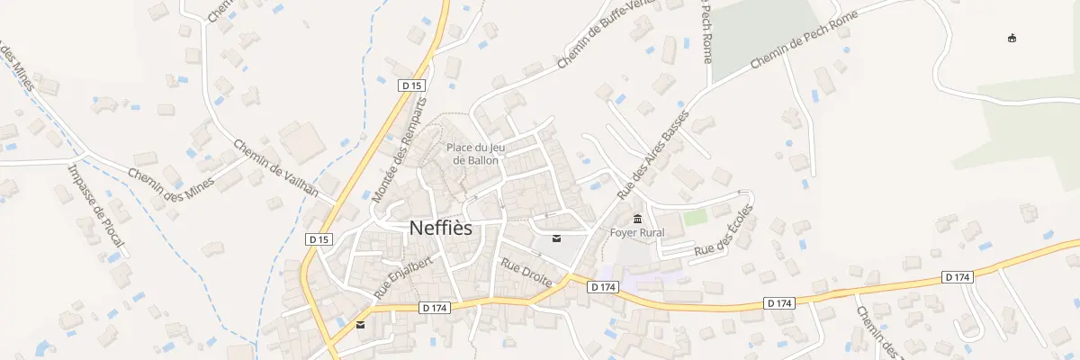 Plan du 8 Rue du Prince à Neffiès