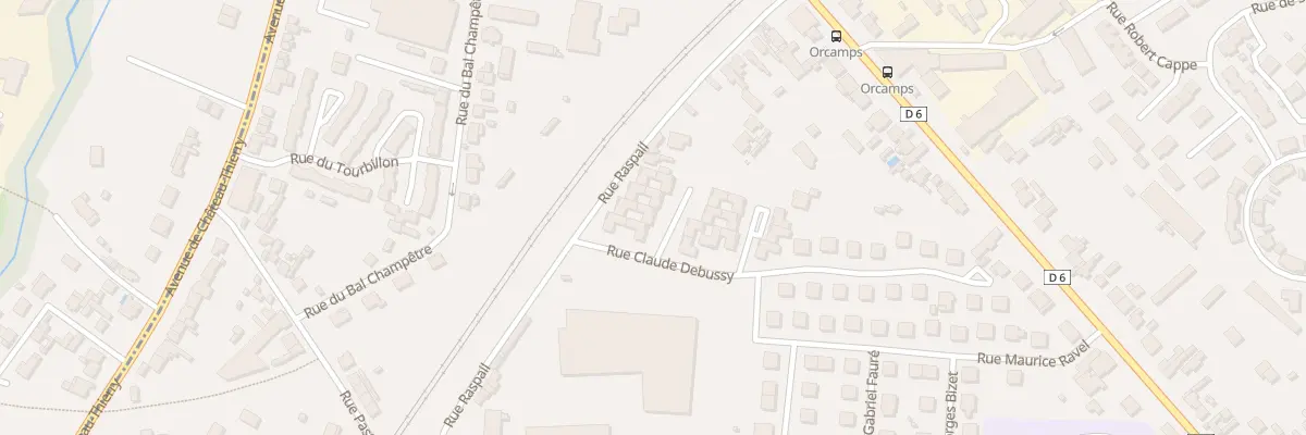 Plan du 42 Rue Claude Debussy à Belleu