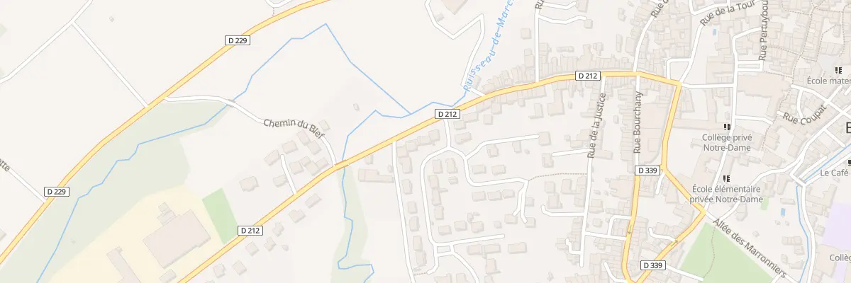 Plan du 69 Rue Pierre Pottier à Billom