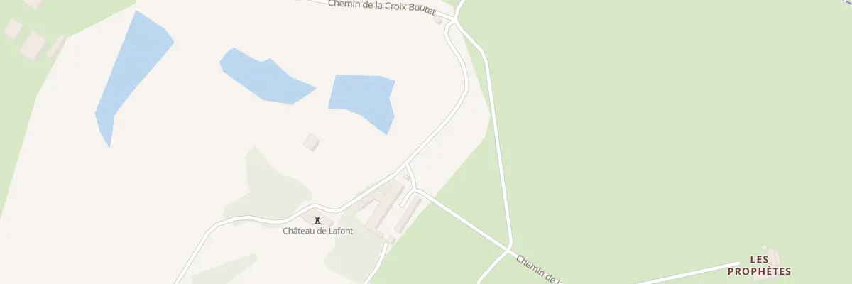 Plan du 5251 Chateau de Lafont à Broût-Vernet