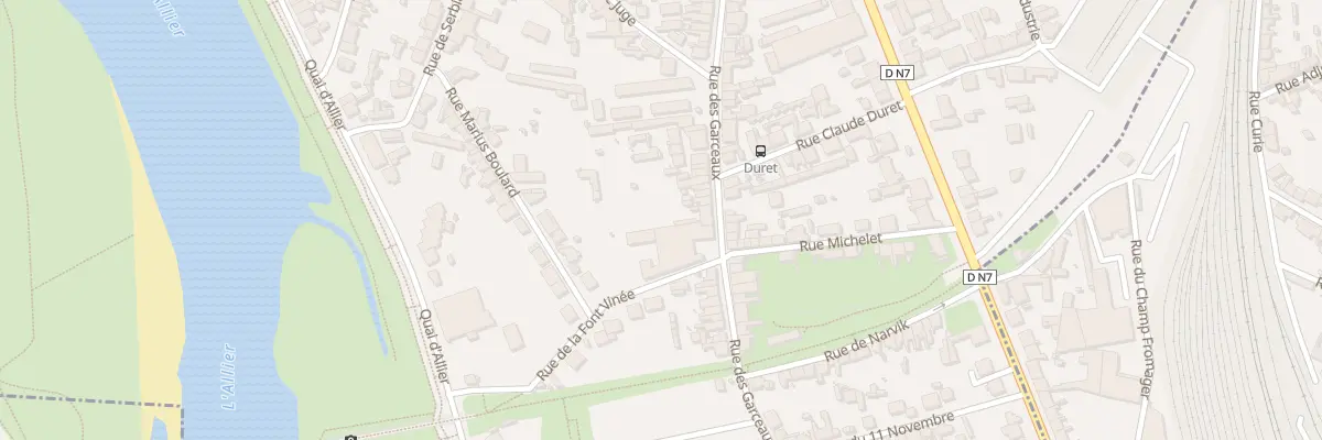 Plan du 101 Rue des Garceaux à Moulins