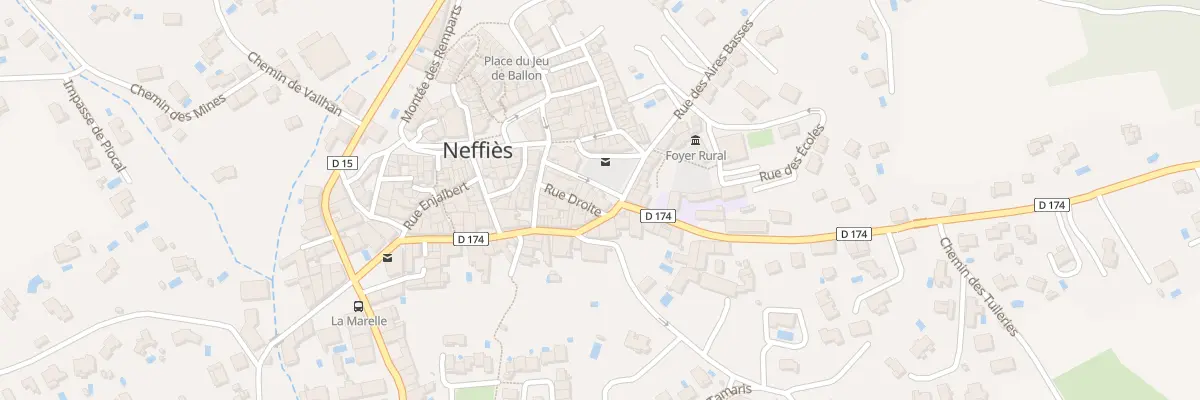 Plan du 10 Rue St Alban à Neffiès