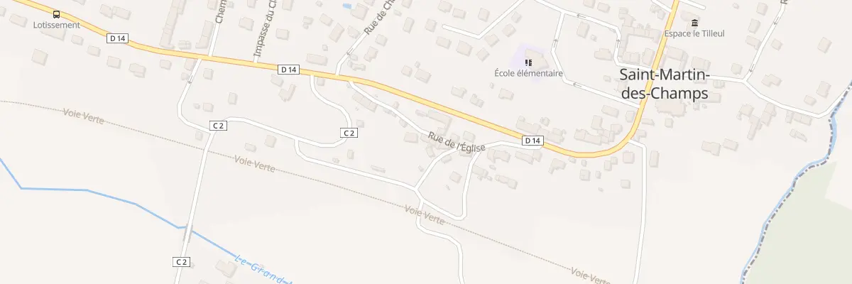 Plan du 5 Rue de l’Eglise à Saint-Martin-des-Champs