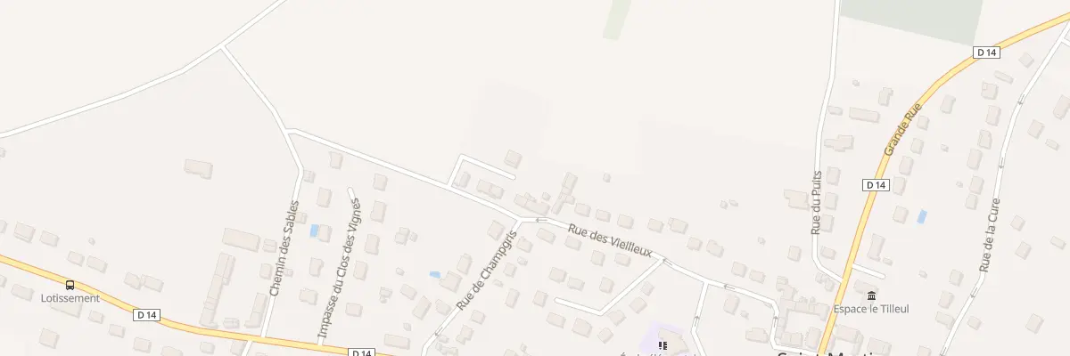 Plan du 37 Rue des Vieilleux à Saint-Martin-des-Champs