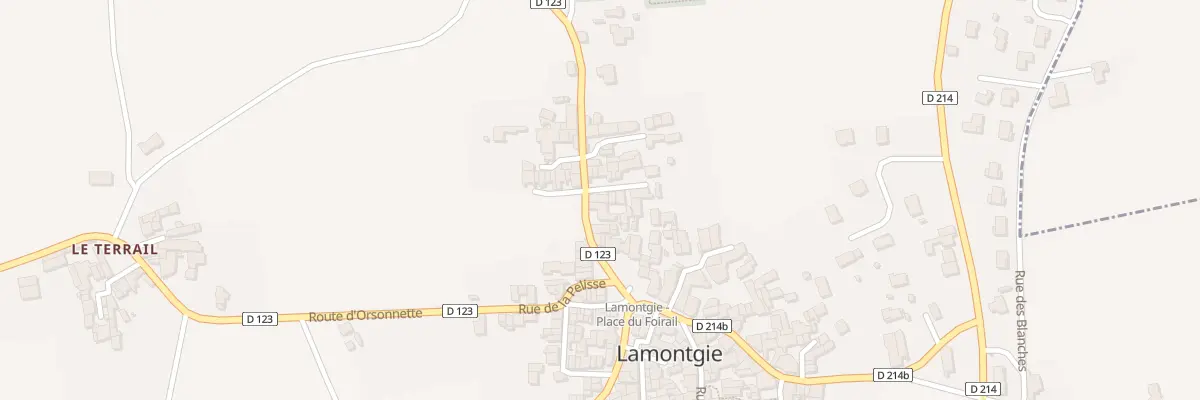 Plan du 2 Imp de Rougeat à Lamontgie
