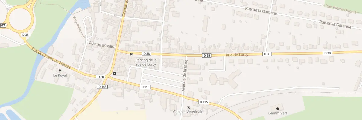 Plan du 46 Rue de Lurcy à Prémery