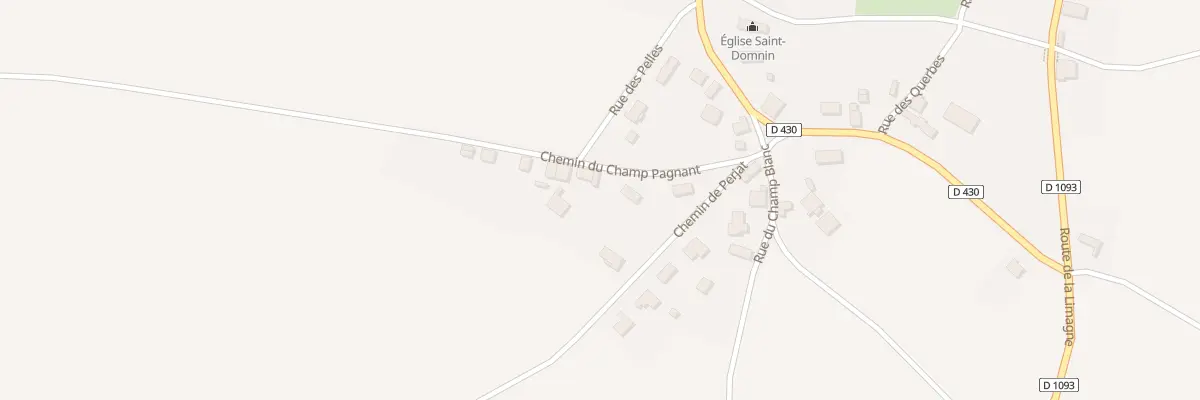 Plan du 9003 Rue du Champ Pagnant à Saint-Denis-Combarnazat