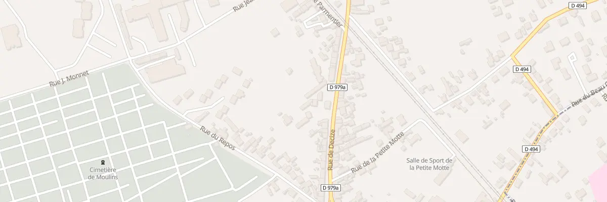 Plan du 119 Rue de Decize à Moulins