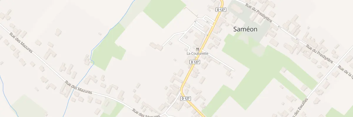 Plan du 200 Rue de la Mairie à Saméon