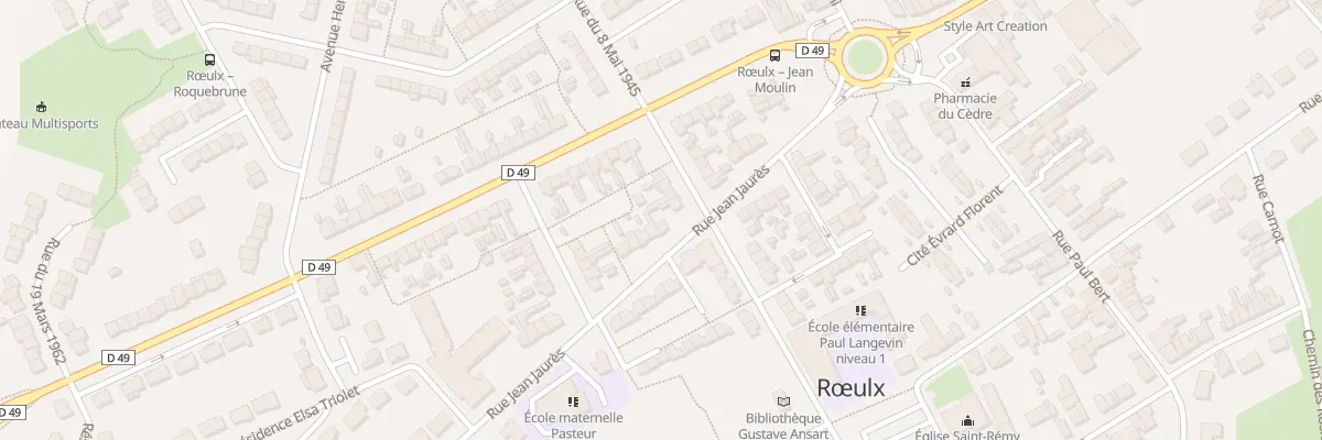 Plan du 152 Rue Jean Jaurès à Rœulx