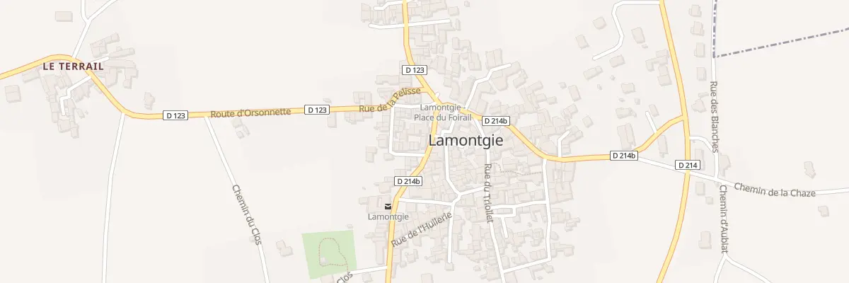 Plan du 5 Pl du Reveillon à Lamontgie
