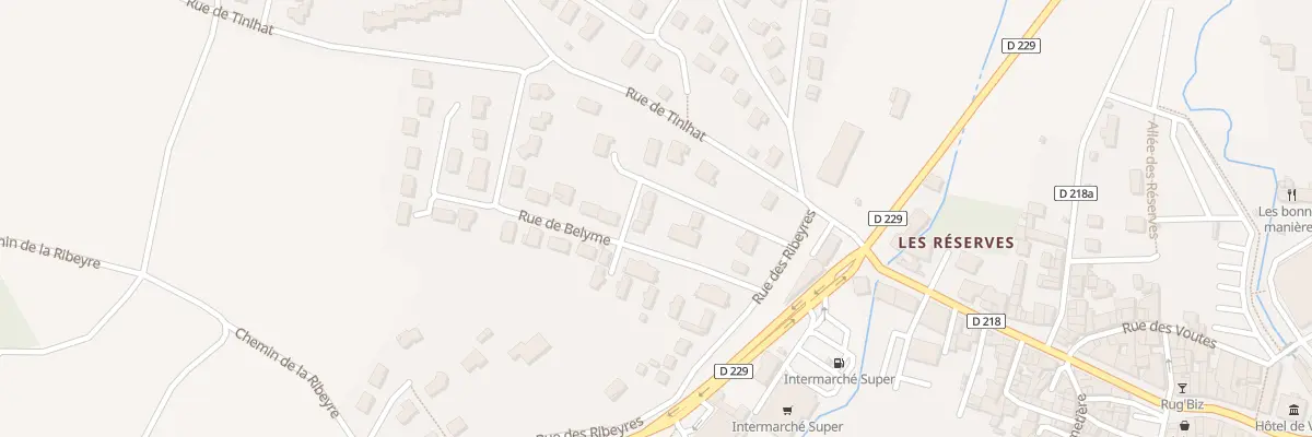 Plan du 4B Rue de Belyme à Billom