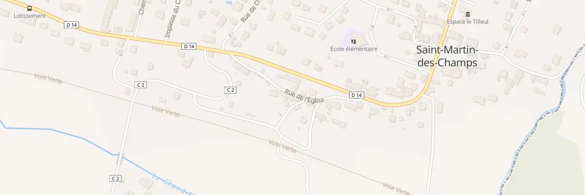 Plan du 7B Rue de l’Eglise à Saint-Martin-des-Champs
