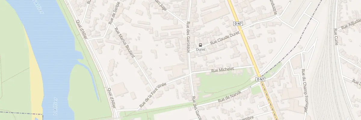 Plan du 99 Rue des Garceaux à Moulins