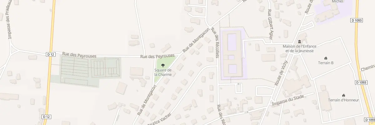 Plan du 16 Rue de Montgacon à Maringues