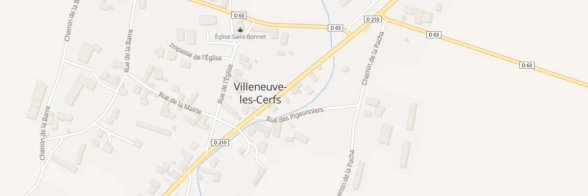 Plan du 16 Av de la Limagne à Villeneuve-les-Cerfs