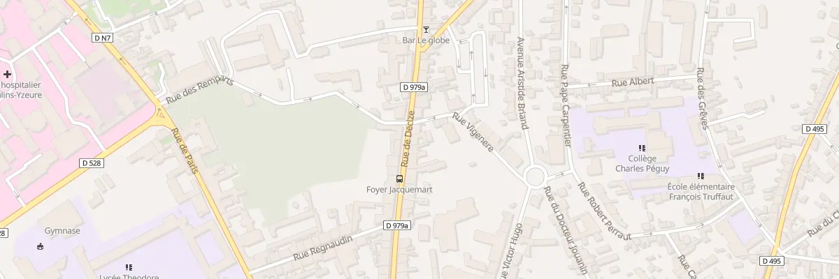 Plan du 28 Rue de Decize à Moulins