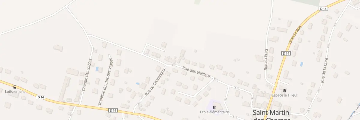 Plan du 35 Rue des Vieilleux à Saint-Martin-des-Champs