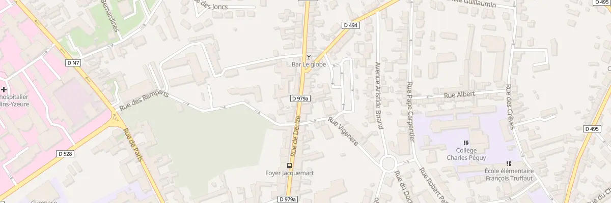Plan du 36 Rue de Decize à Moulins