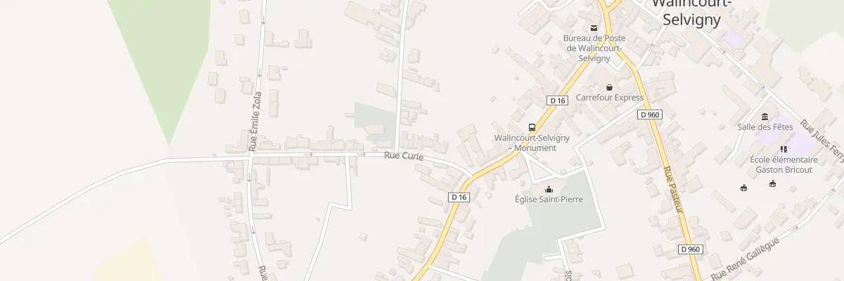 Plan du 6 Rue Curie à Walincourt-Selvigny