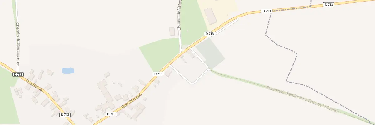 Plan du 8 Rue d’En Bas à Ramicourt